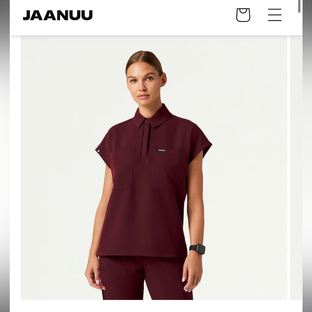 Jaanuu scrub set Acta oversized 2 pocket scrub top size XS and Xenos pant size S